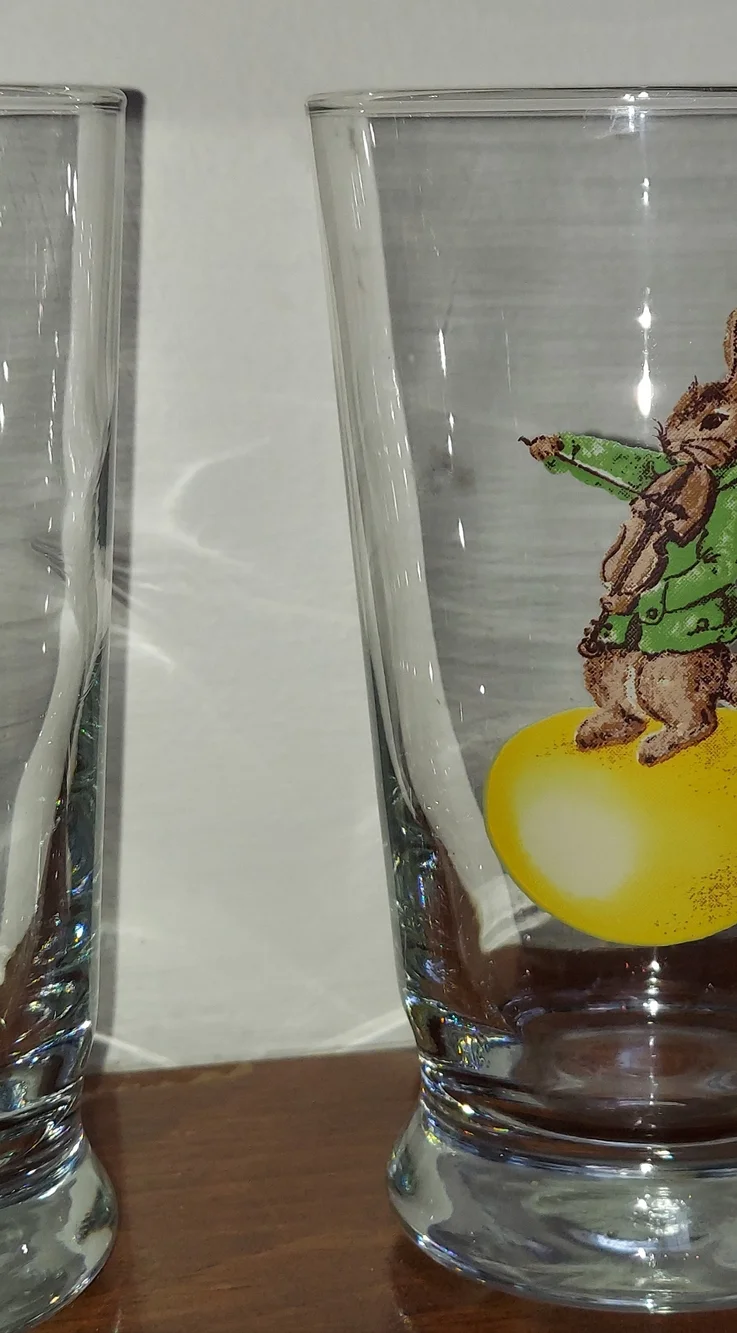 Vintage Williams Sonoma Easter Glasses
